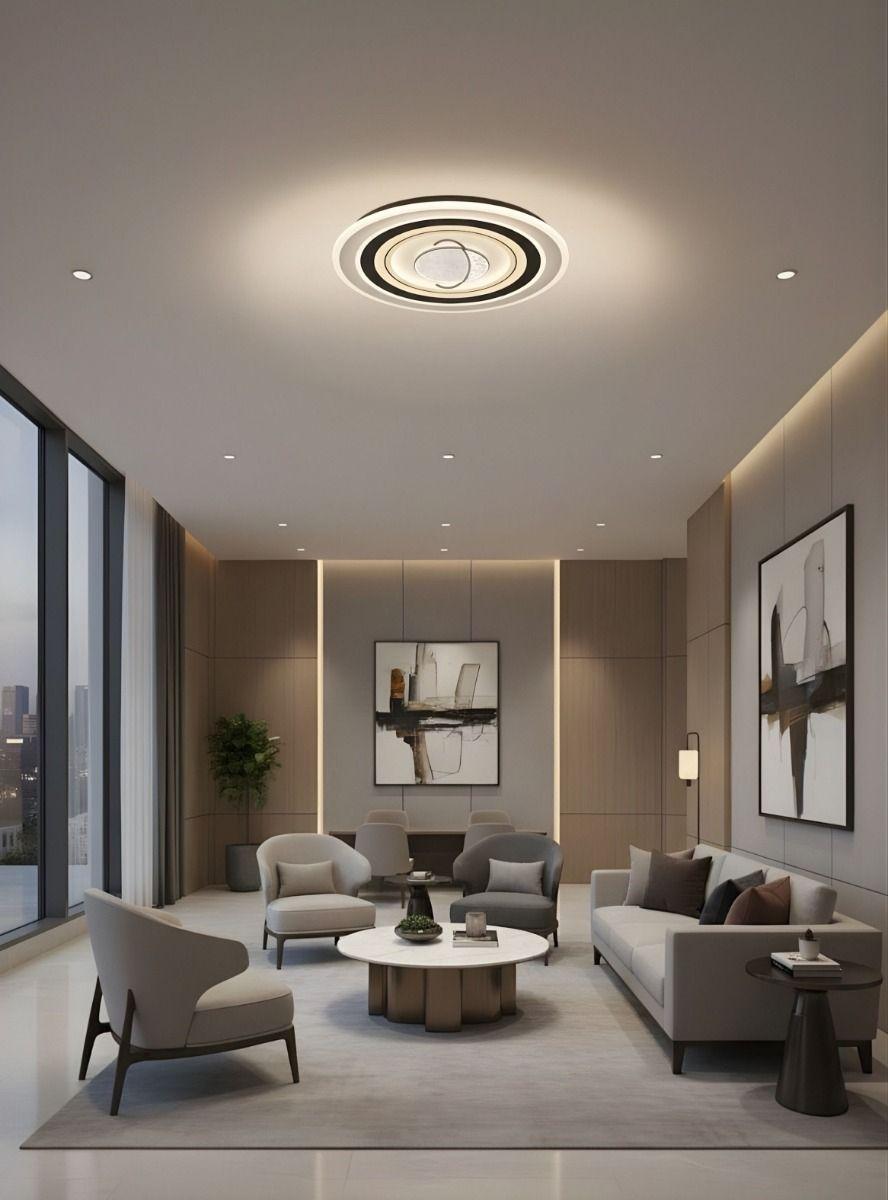 Lámpara LED Techo Diseño Minimalista Plafón Elegante Jhn-8