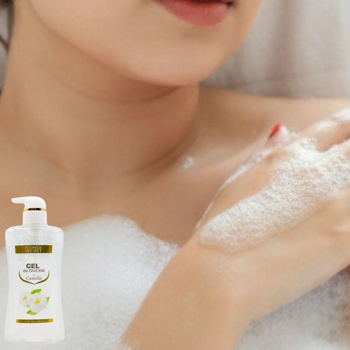Set 2 Gel de Ducha Aroma Camelia Hidrata Nutre Baño Spa Lau-7