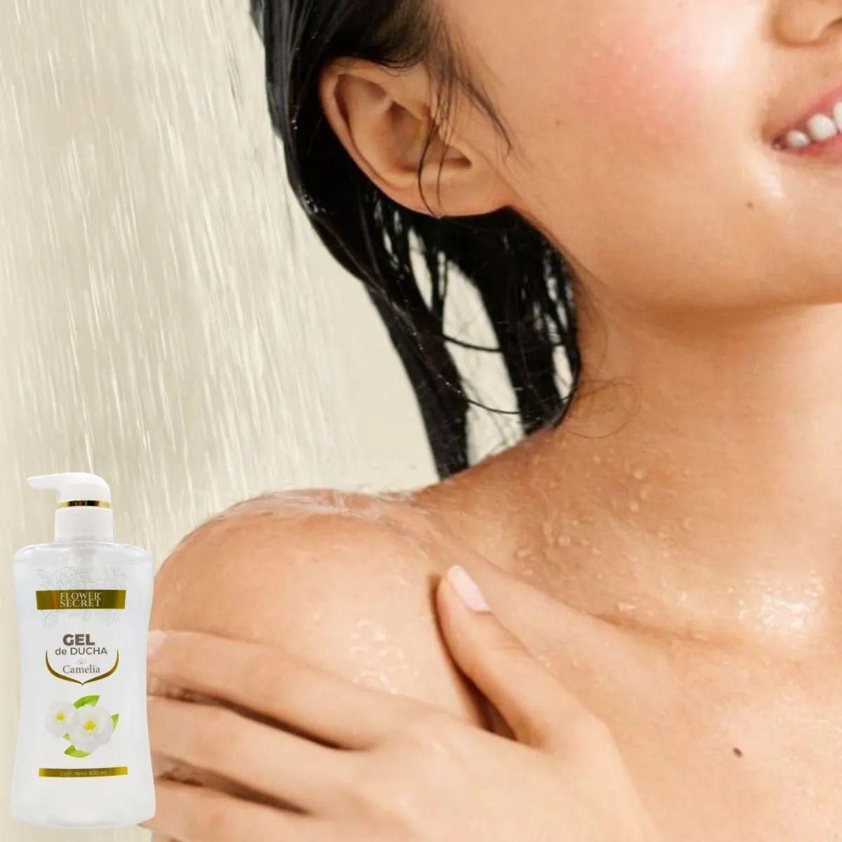 Set 2 Gel de Ducha Aroma Camelia Hidrata Nutre Baño Spa Lau-9