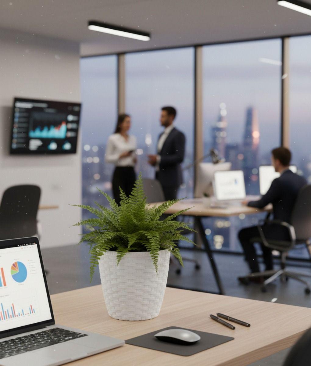 Set 2 Macetero Decorativo Diseño Trenzado Contenedor Jhn-2