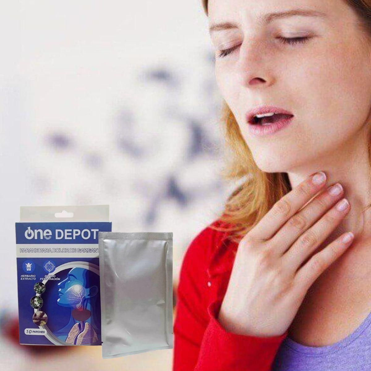 Parche Herbal Tos Dolor Garganta Alivio Duradero 6 Pack Jhn-2