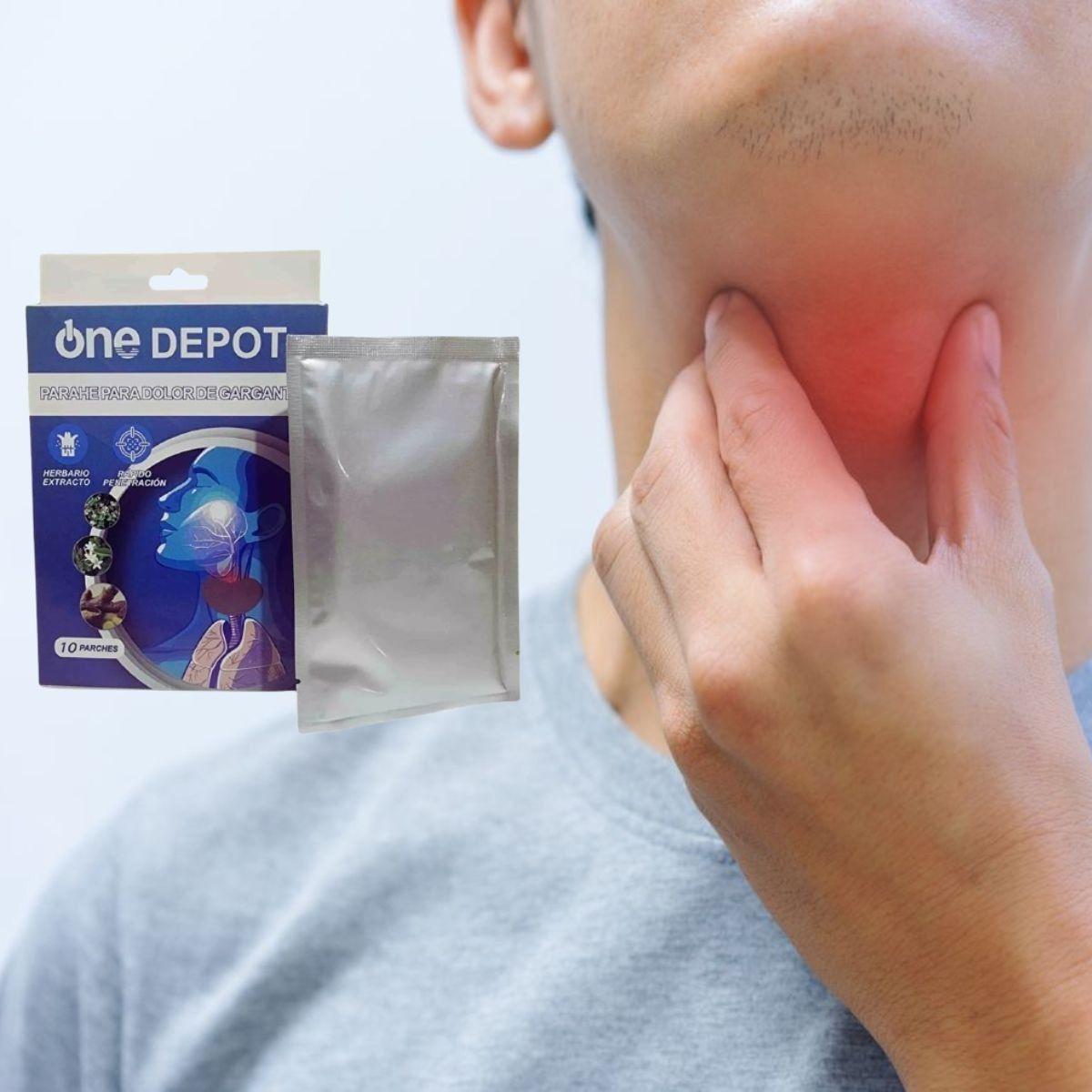 Parche Herbal Tos Dolor Garganta Alivio Duradero 6 Pack Jhn-3