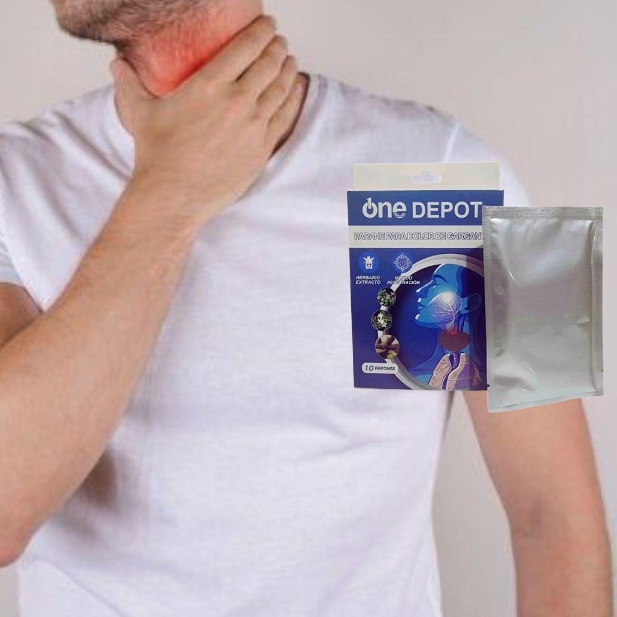Parche Herbal Tos Dolor Garganta Alivio Duradero 6 Pack Jhn-4