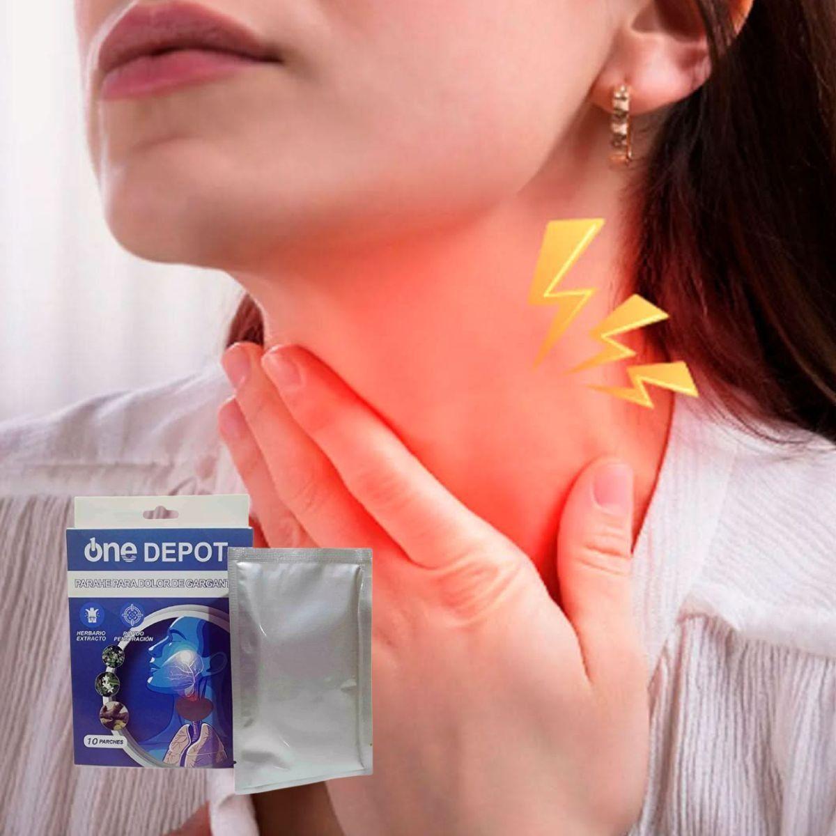 Parche Herbal Tos Dolor Garganta Alivio Duradero 6 Pack Jhn-6