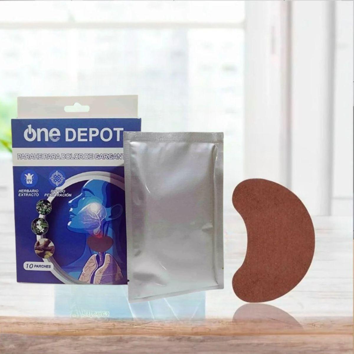 Parche Herbal Tos Dolor Garganta Alivio Duradero 6 Pack Jhn-7