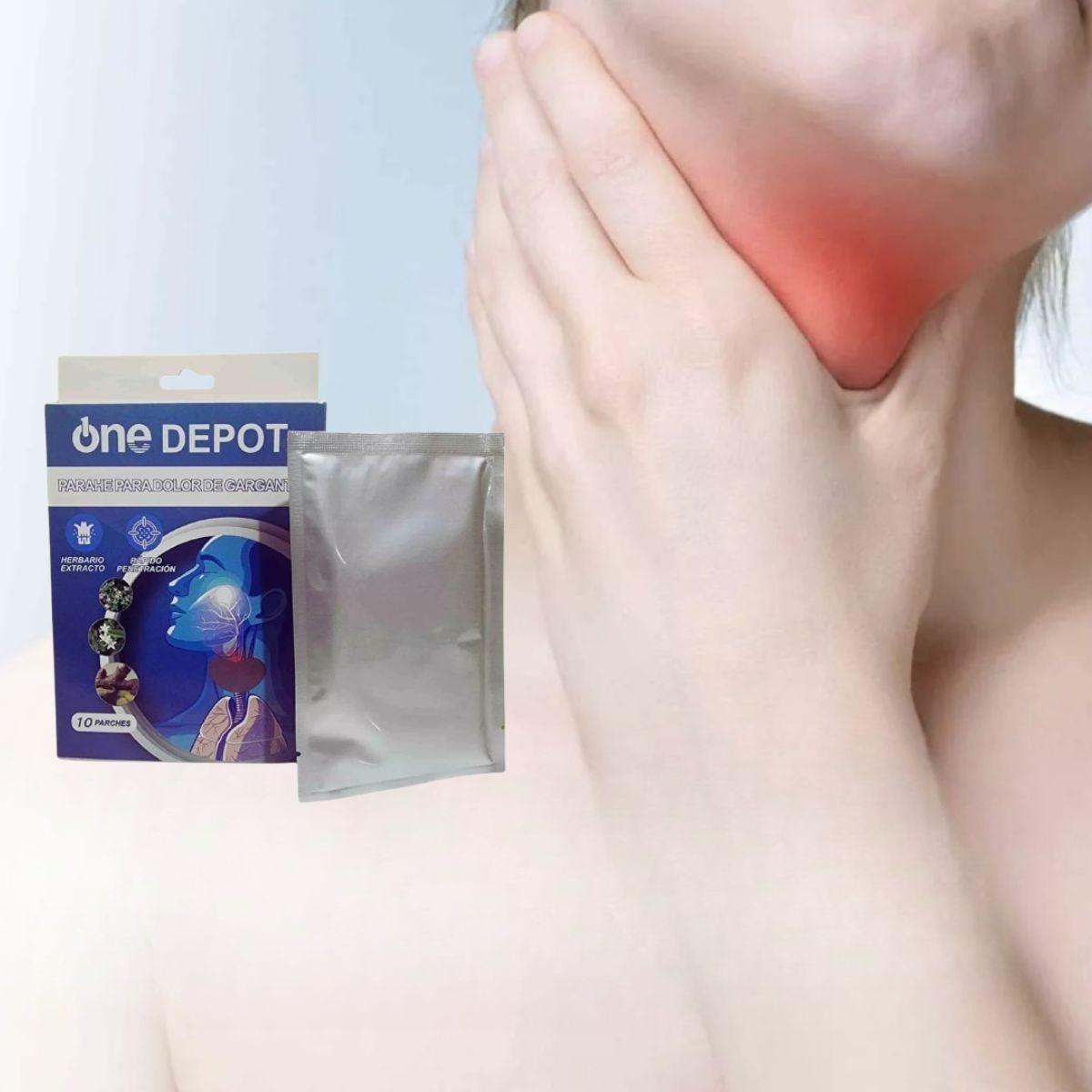 Parche Herbal Tos Dolor Garganta Alivio Duradero 6 Pack Jhn-9