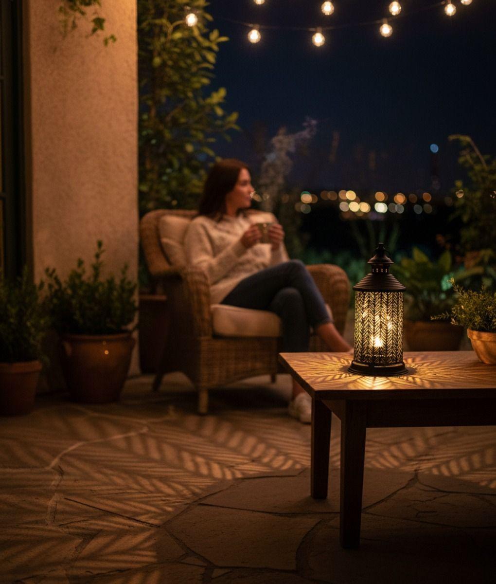 Portavelas Decorativo Ambiente Acogedor Hogar Moderno Jhn-5