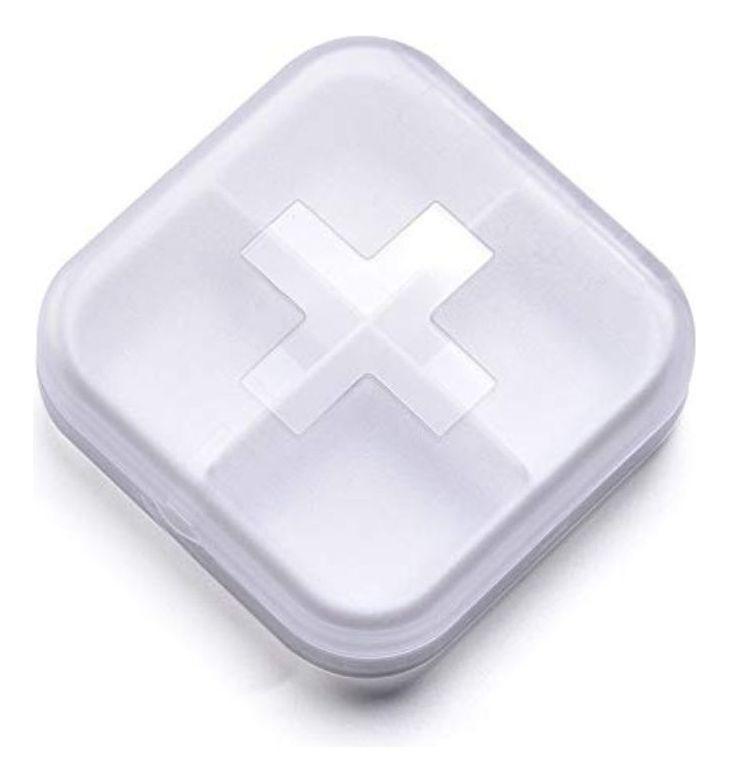 SET 6 PASTILLERO PLASTICO 4 COMPARTIMIENTOS MEDICAMENTOS LAUII-0
