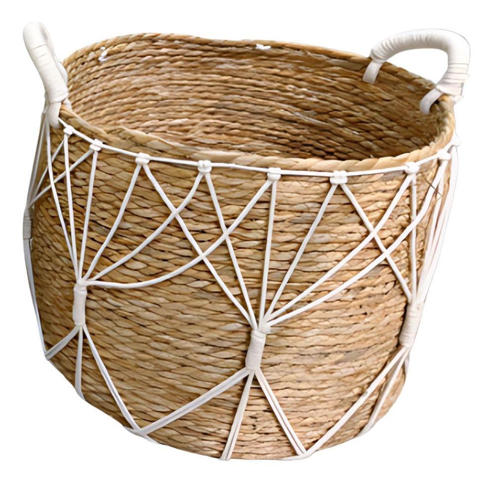 Set 3 Canastos Almacenamiento Natural Decorativos Hogar Jhn-2