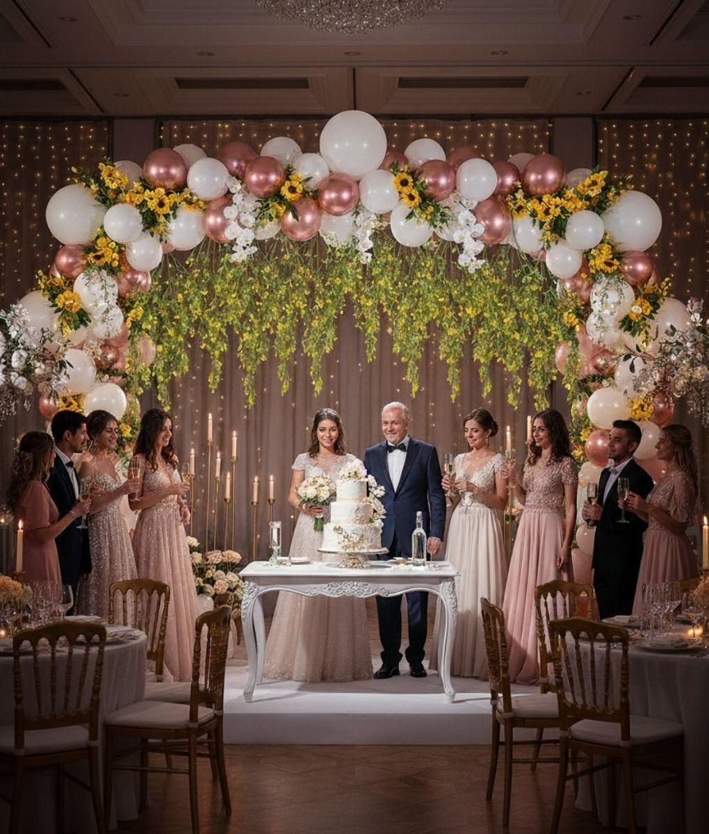 Set 2 Flores Artificiales Enredadera Colgante Adorno Jhn-6