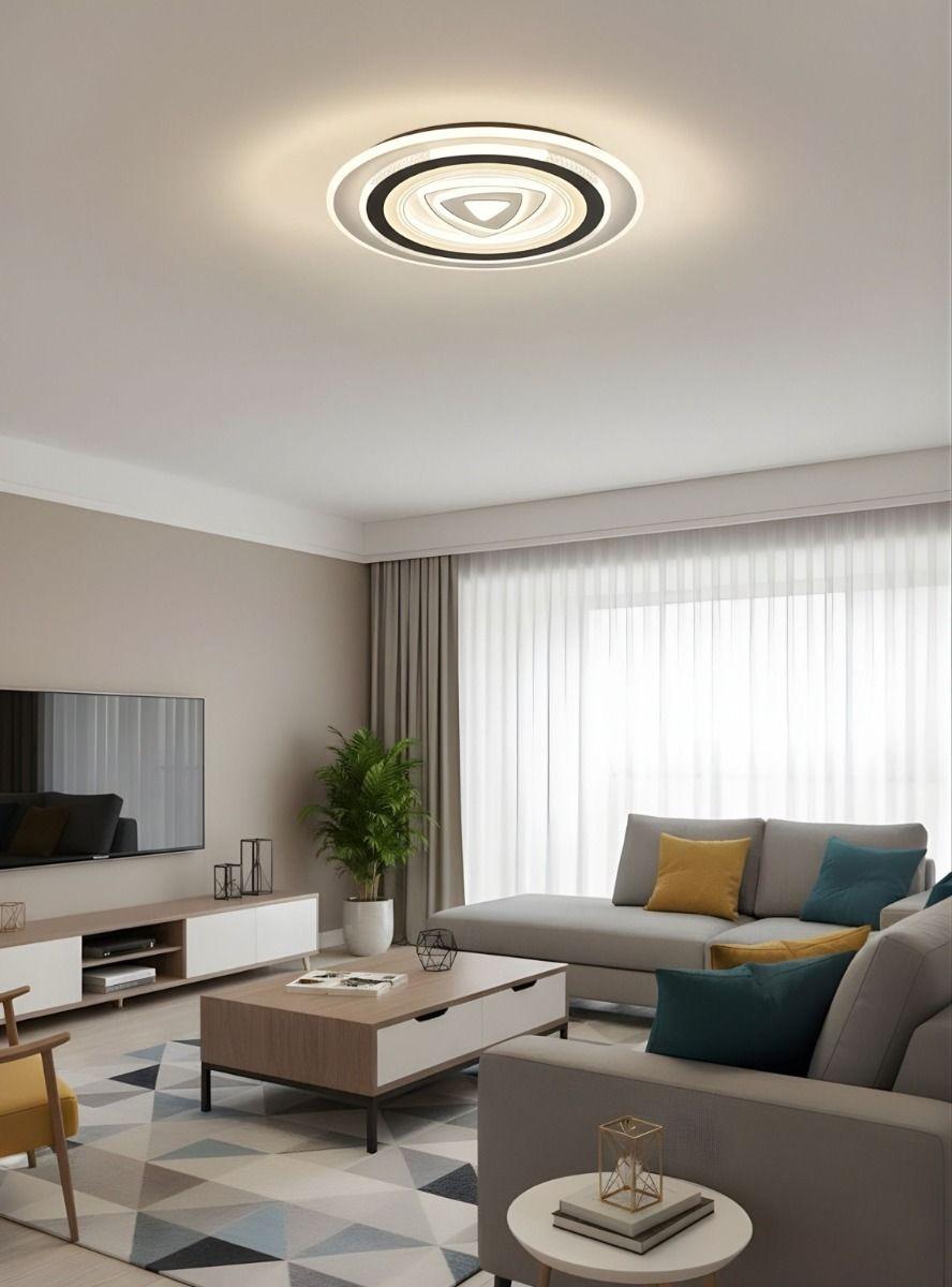 Lámpara Techo Plafón LED Diseño Geometría Vanguardista Jhn-6