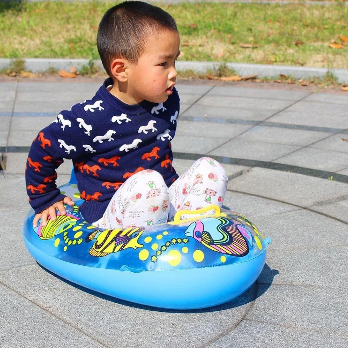 SET 3 FLOTADOR INFLABLE DE PISCINA PLEGABLE NIÑOS VERANO LAU-2