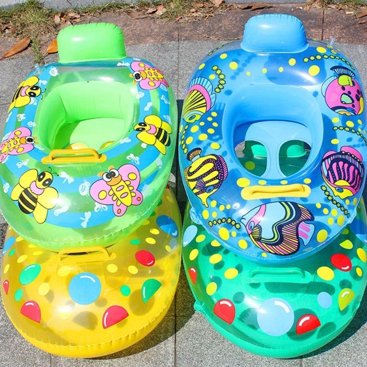 SET 3 FLOTADOR INFLABLE DE PISCINA PLEGABLE NIÑOS VERANO LAU-5
