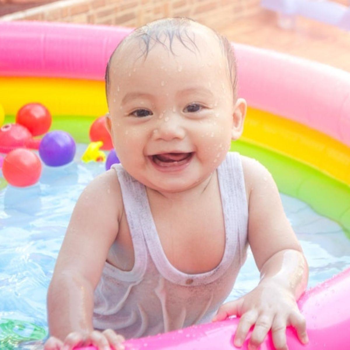 PISCINA INFLABLE REDONDA PVC PATIO INTERIOR HOGAR NIÑOS LAU-6