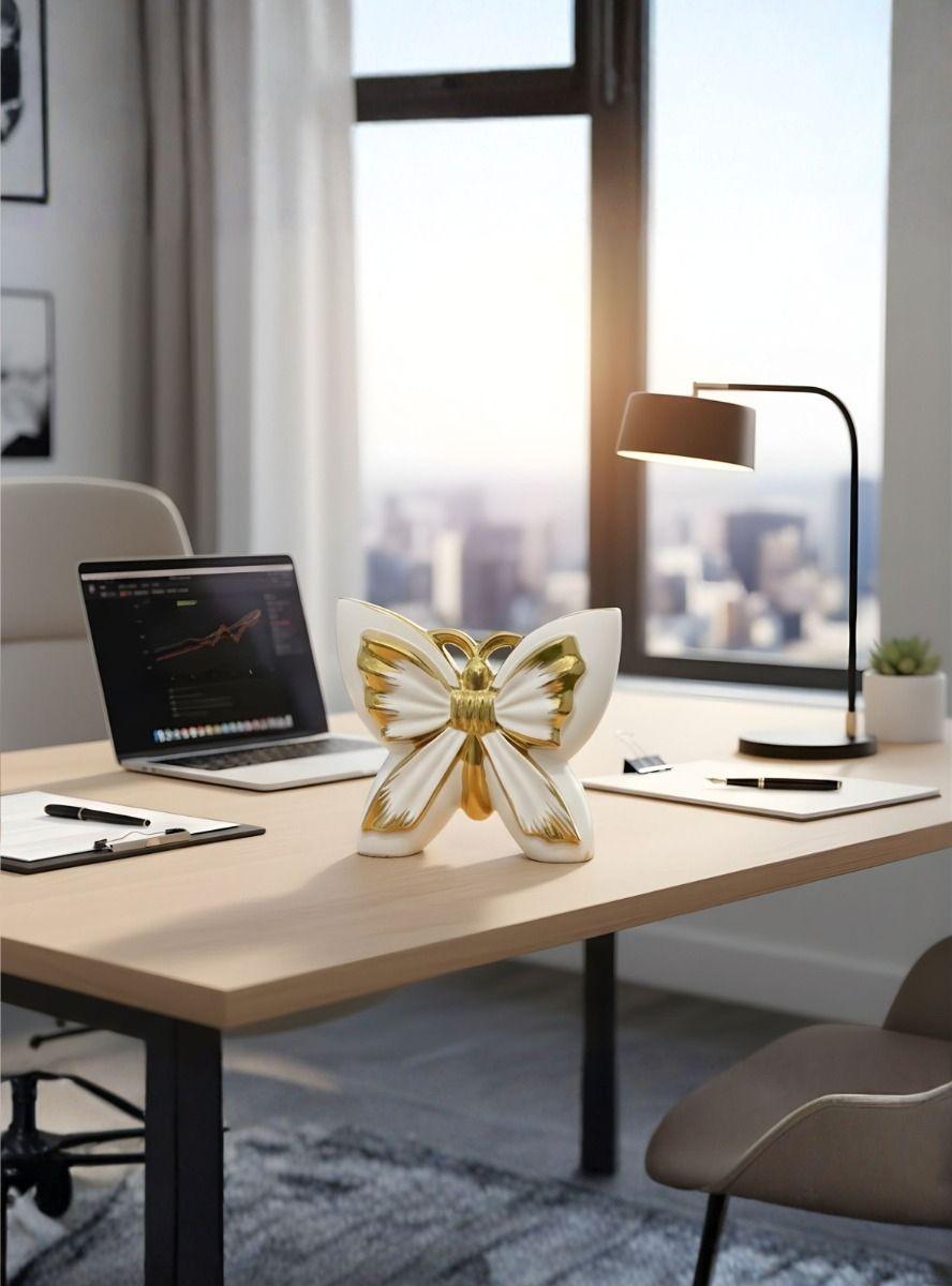 Florero Decorativo Diseño Figura Mariposa Moderna Jhn-8