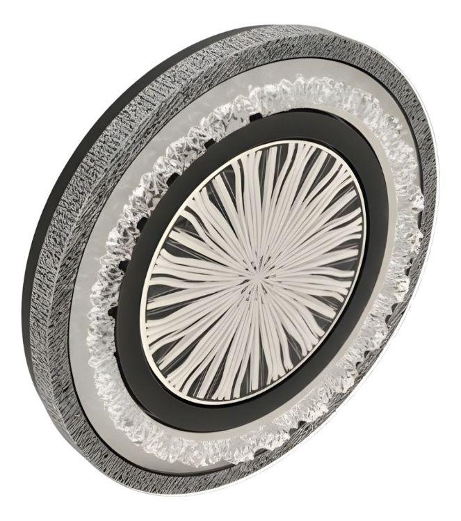 Lámpara Techo Plafón LED Diseño Escultural Patrón Radial Jhn-1