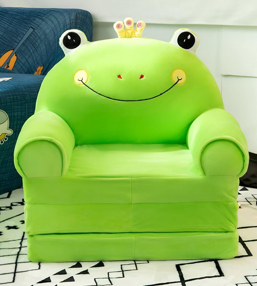 Sofá Plegable 2 en 1 Niños Respaldo Sillón Cama Suave Jhn-9