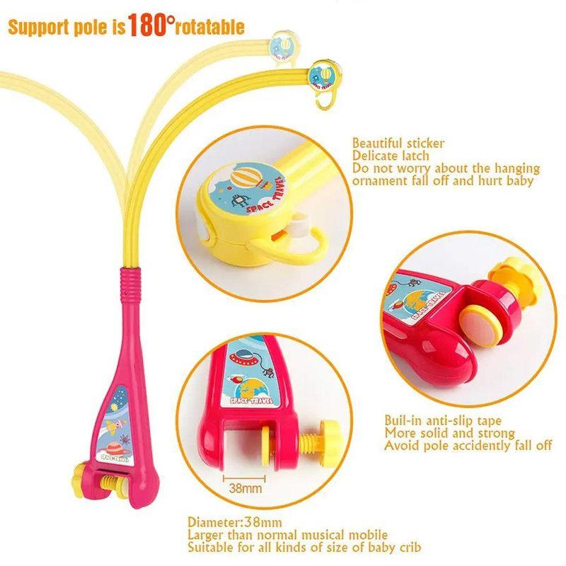 MOVIL DE CUNA PROYECTOR HELICOPTERO CUNERO ESTIMULA BEBE LAU-6