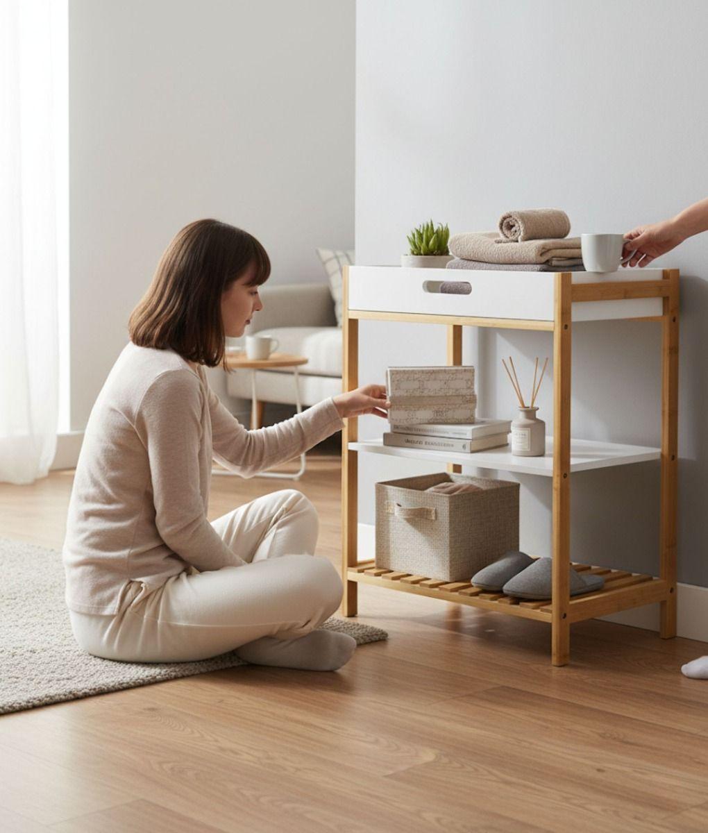 Estante Multifuncional Moderno Decorativo Organizador Jhn-4