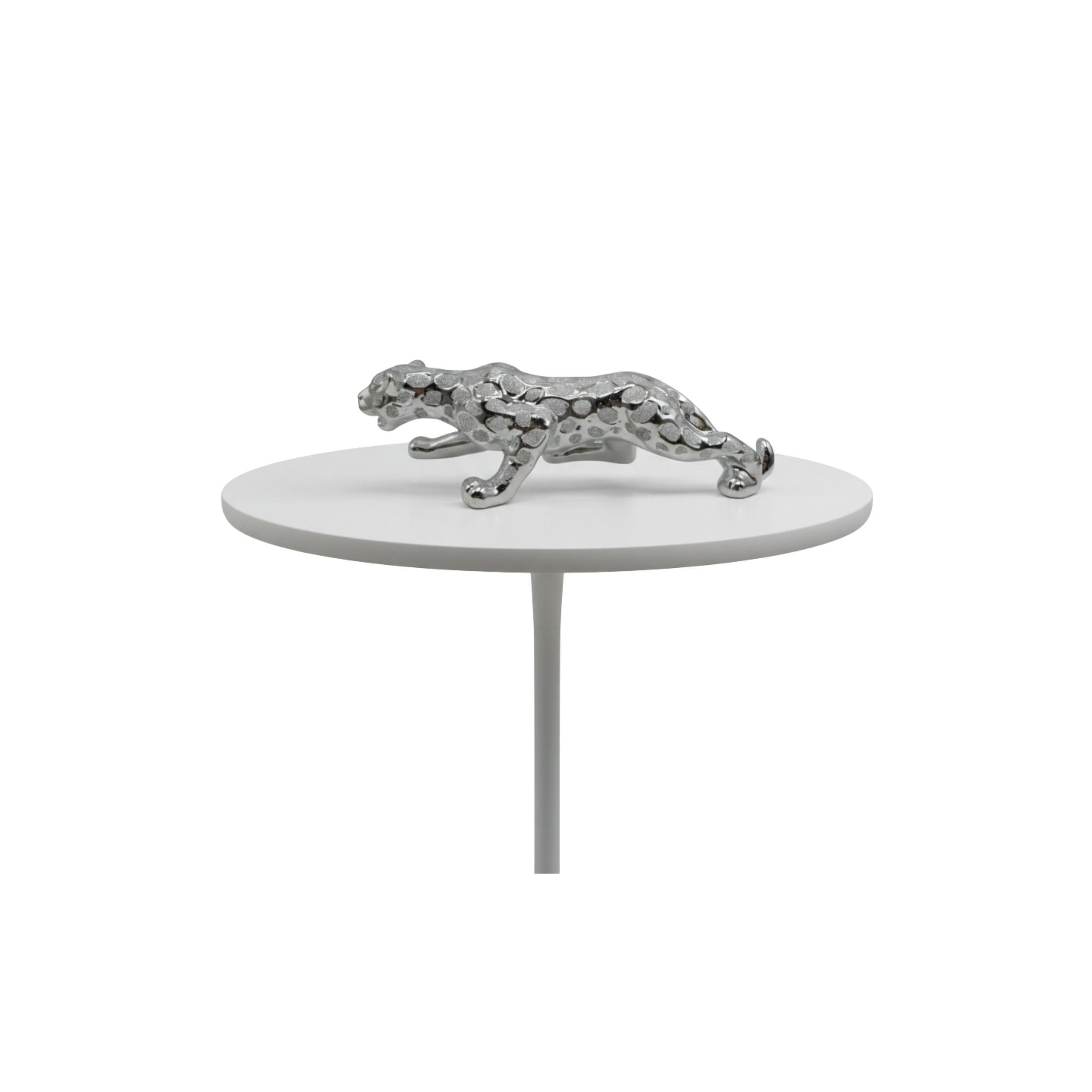 Figura Decorativa Jaguar Acecho Escultura Moderna Mesa ALJ-1