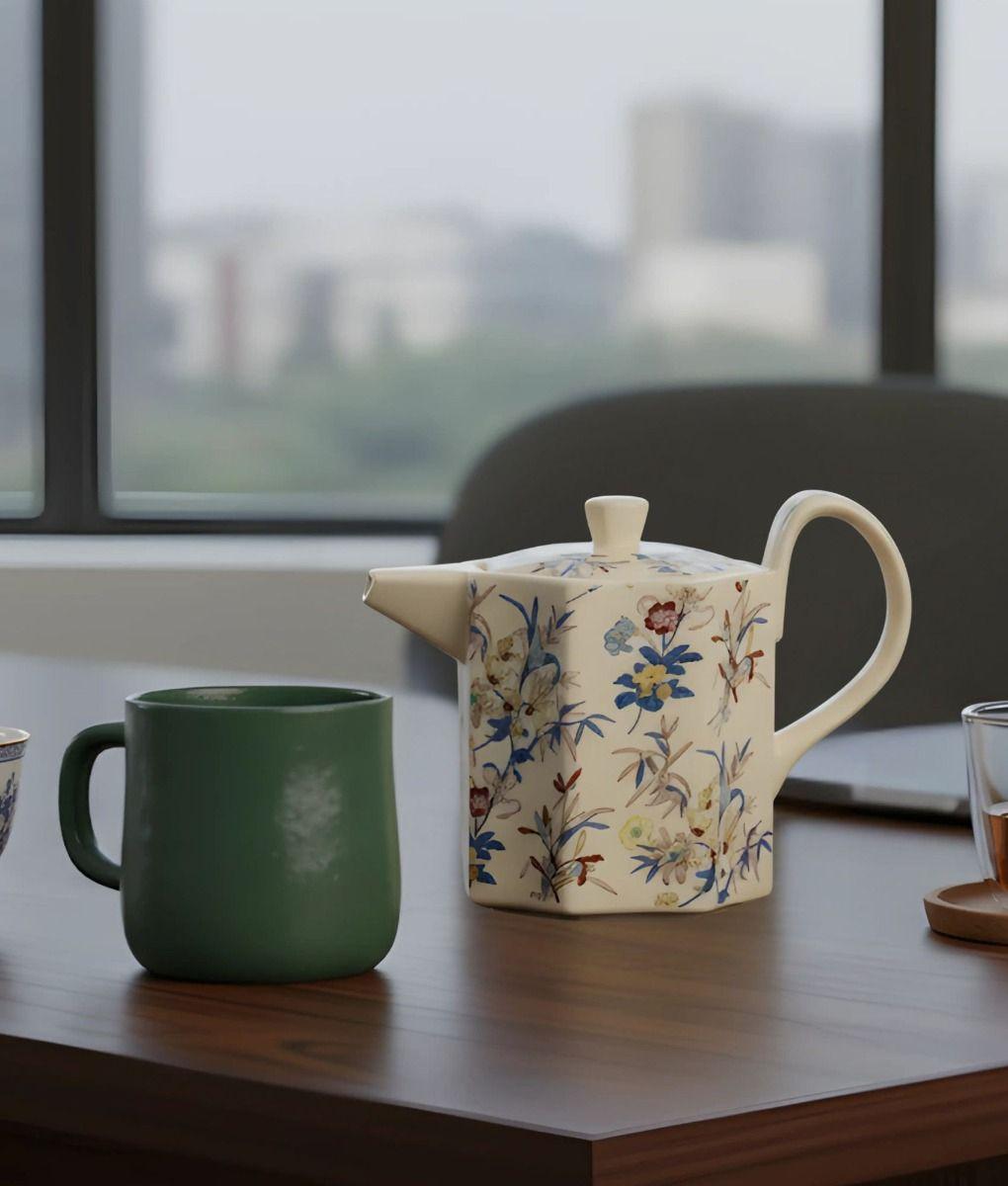 Tetera Elegante Diseño Geométrico Decoración Hogar Jhn-5