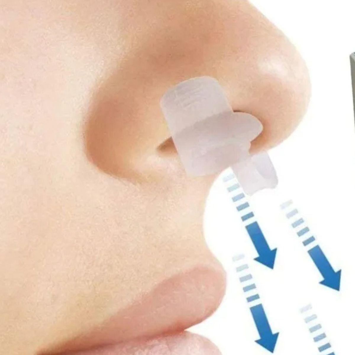 PACK DE 4 TAPONES NASAL SILICON ANTI-RONQUIDO RESPIRA LAU-1