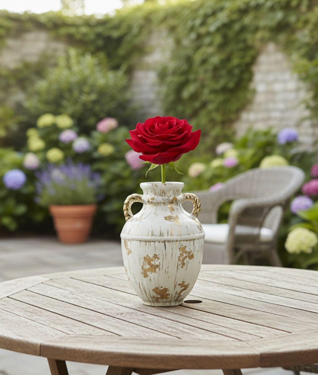 Florero Decorativo Moderno Jarrón Estilo Envejecido Jhn-6