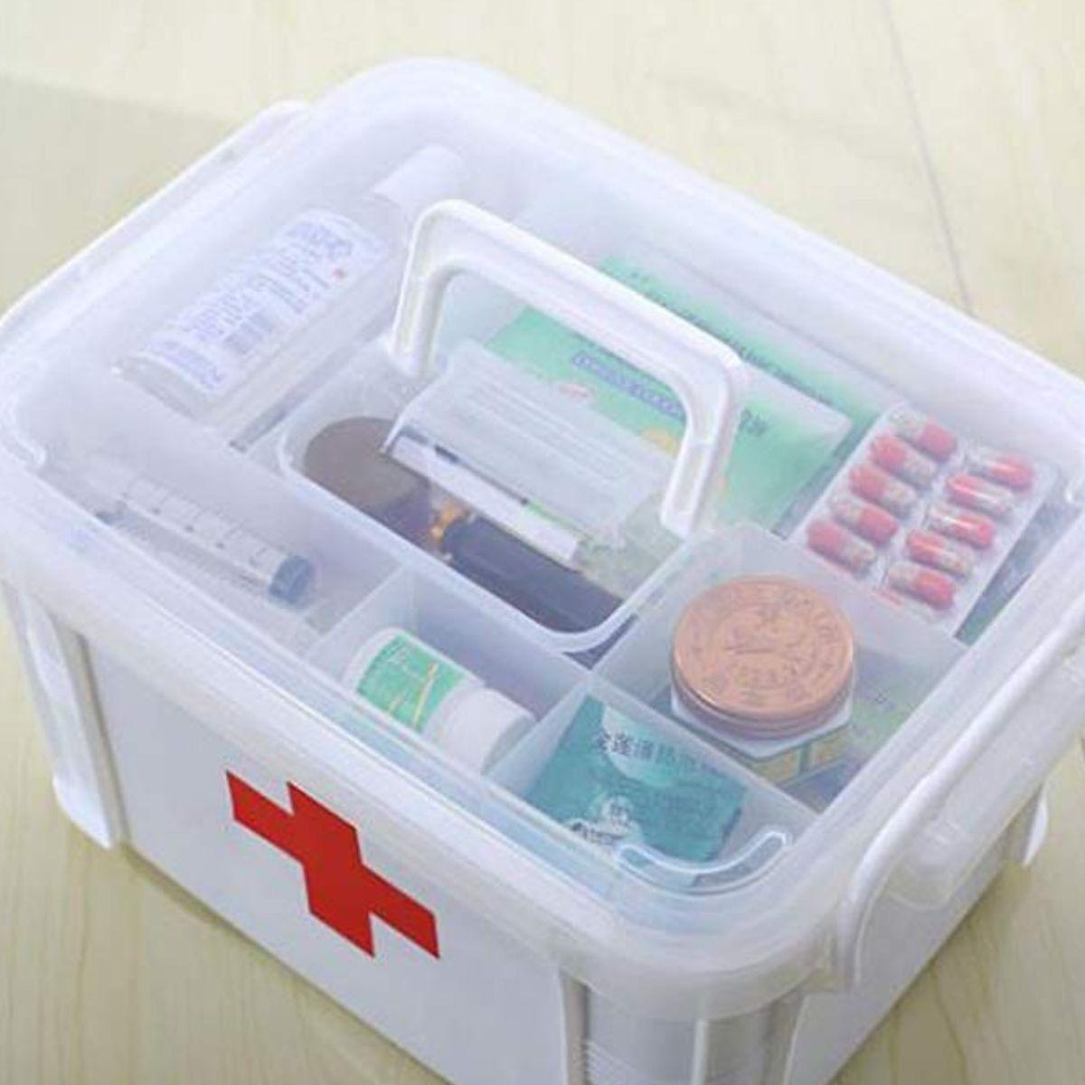 COFRE DE BOTIQUIN PRIMEROS AUXILIOS MEDICINA HOGAR LAU-6