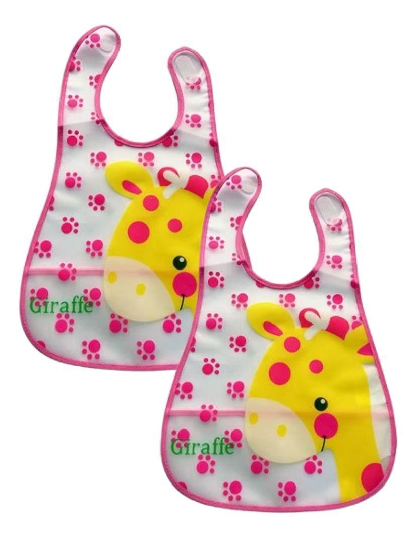 Set 8 Babero Impermeable Dibujos Animados Divertido Jhn-1