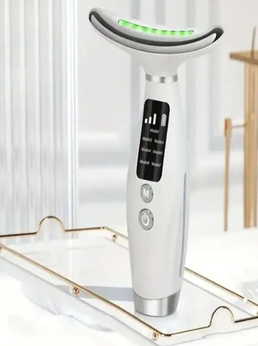 Masajeador Portatil Facial Cuello Fototerapia Belleza Lau-9