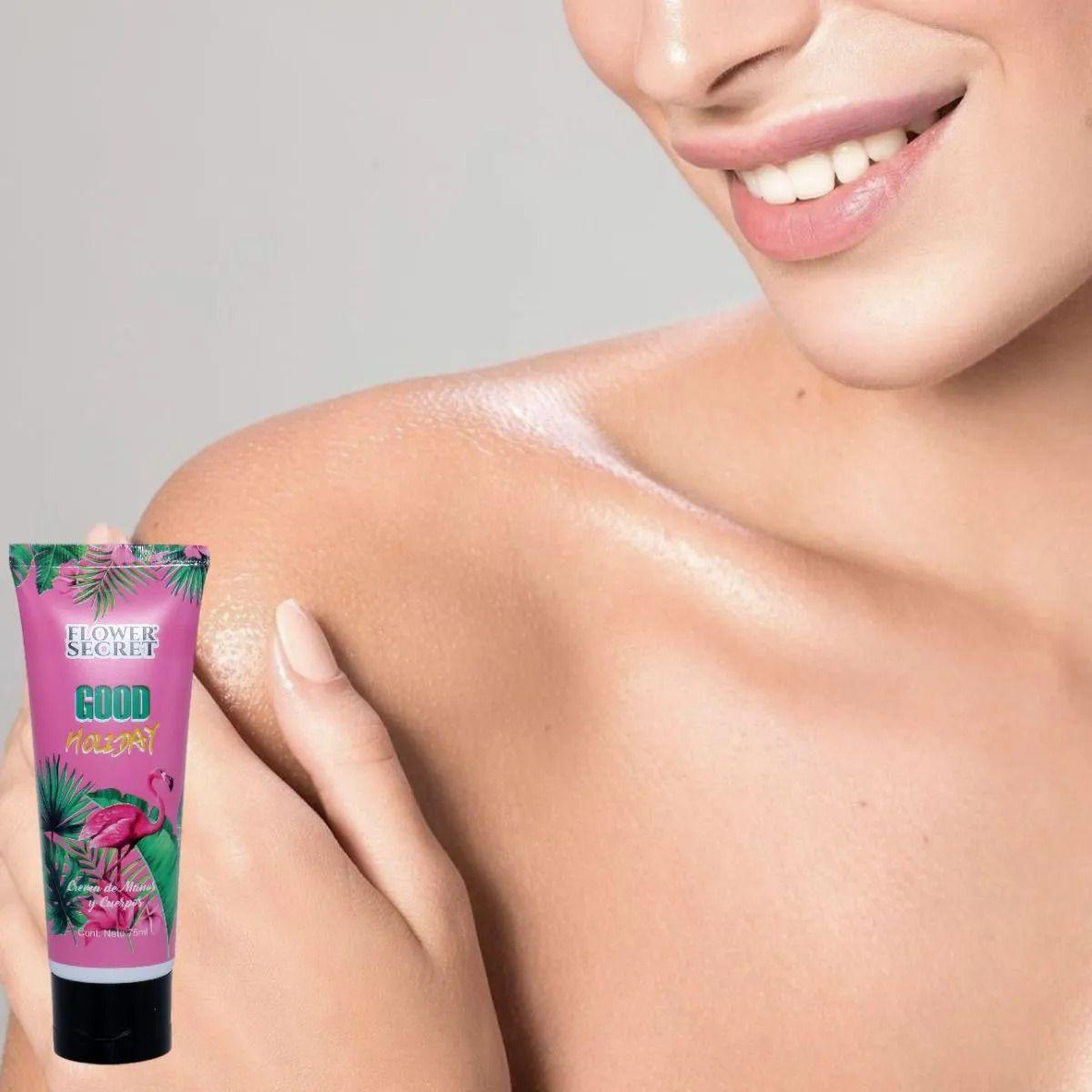 Paq 12 Cremas de Manos Cuerpo Perfumada Good Holiday Lau-2