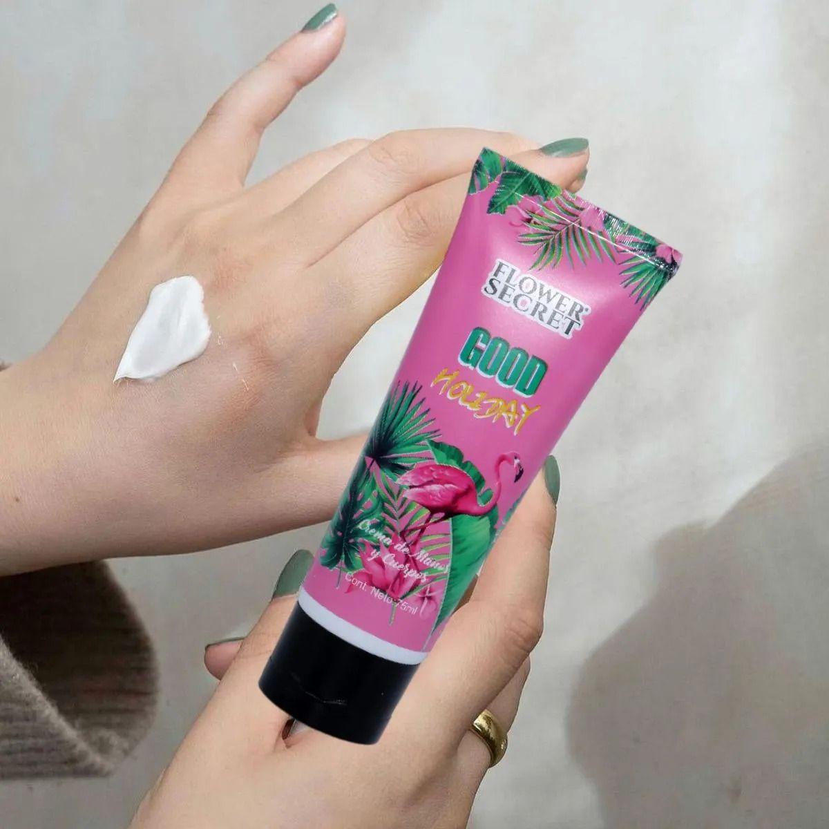 Paq 12 Cremas de Manos Cuerpo Perfumada Good Holiday Lau-9