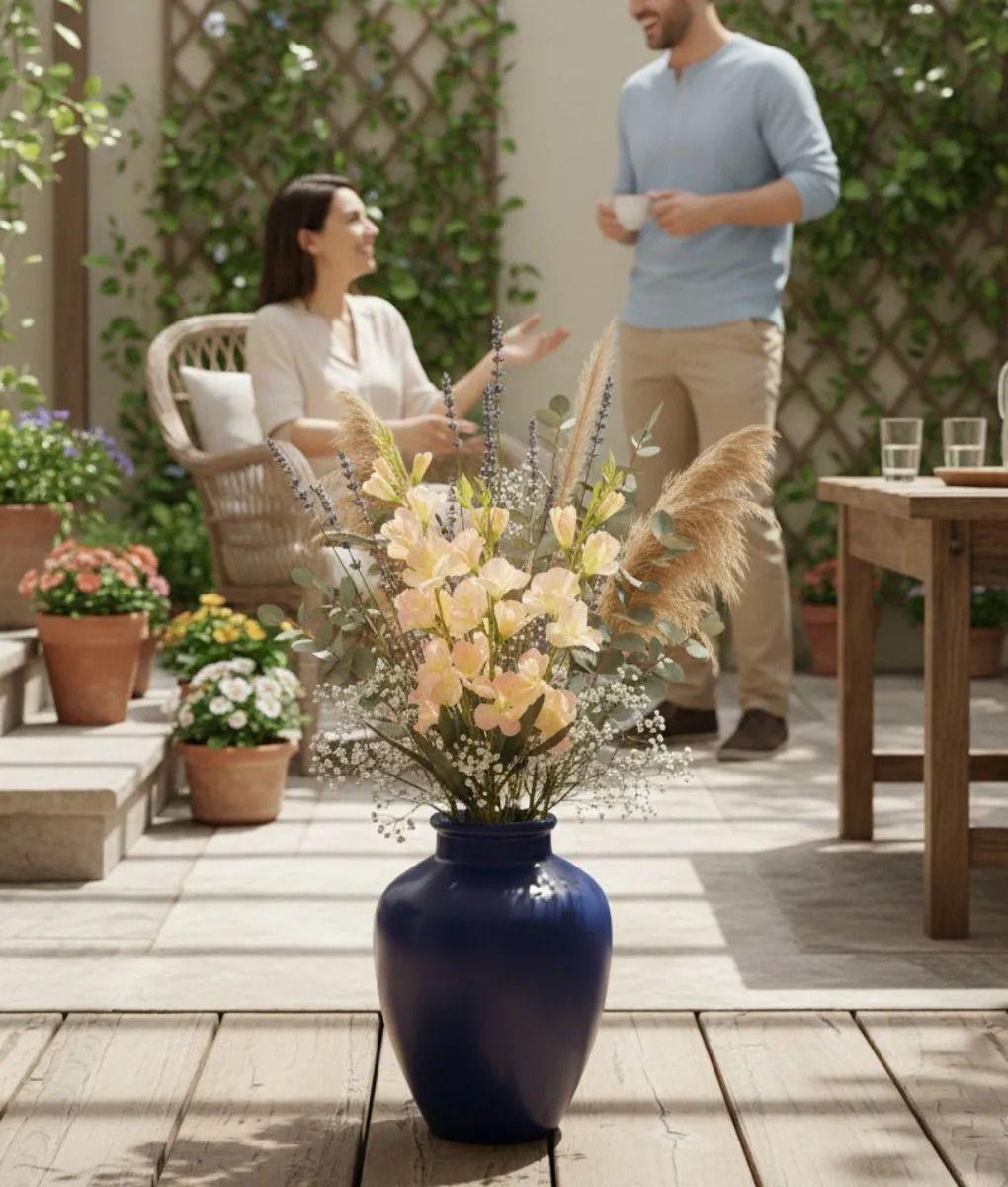 Set 2 Ramo Floral Artificial Adorno Decorativo Espigas Jhn-2