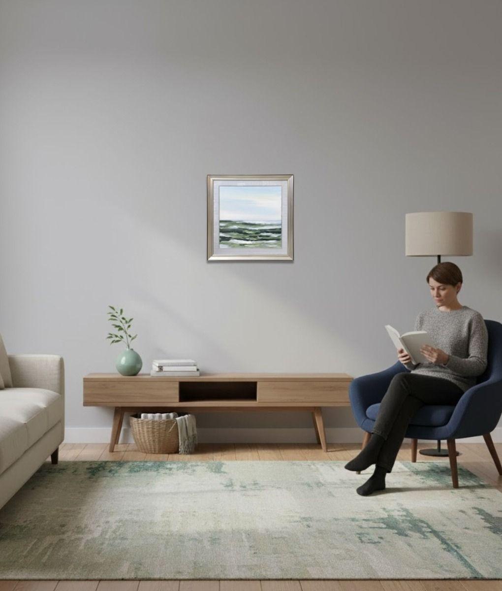 Cuadro Decorativo Abstracto Horizonte Calma Adorno Pared Jhn-2