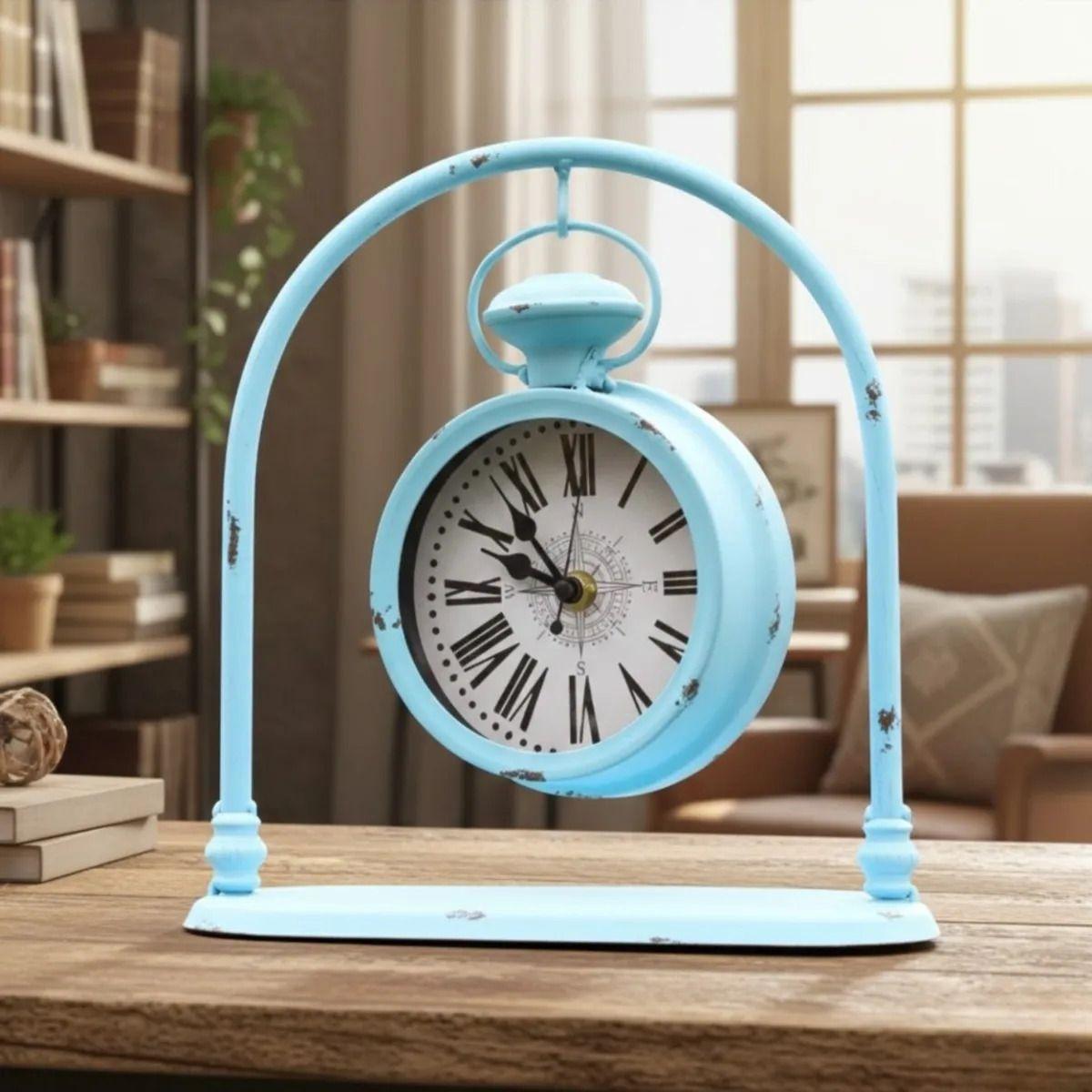 Reloj Decorativo Mesa Vintage Suspensión Estilo Antiguo AJ-9