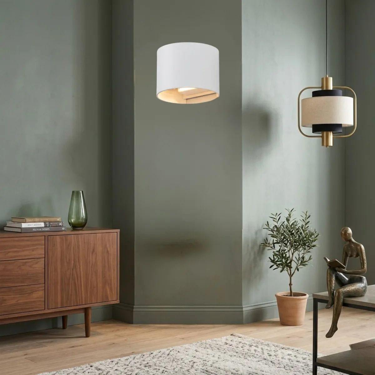 Aplique Pared Cilíndrico Led Luz Indirecta Pasillo ALJ-2