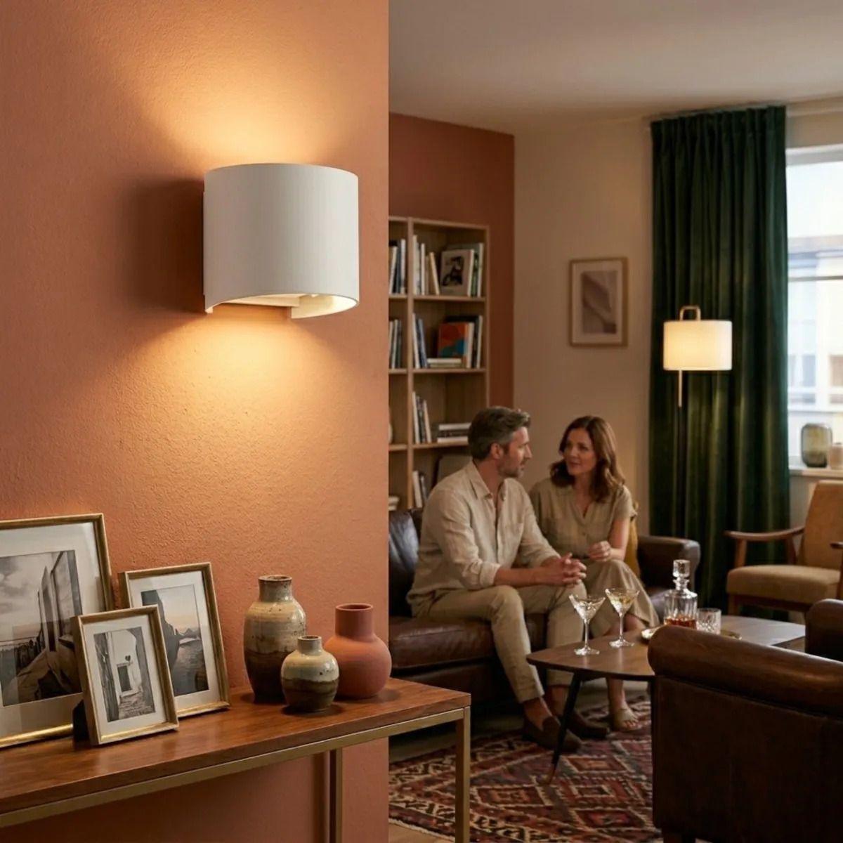 Aplique Pared Cilíndrico Led Luz Indirecta Pasillo ALJ-5