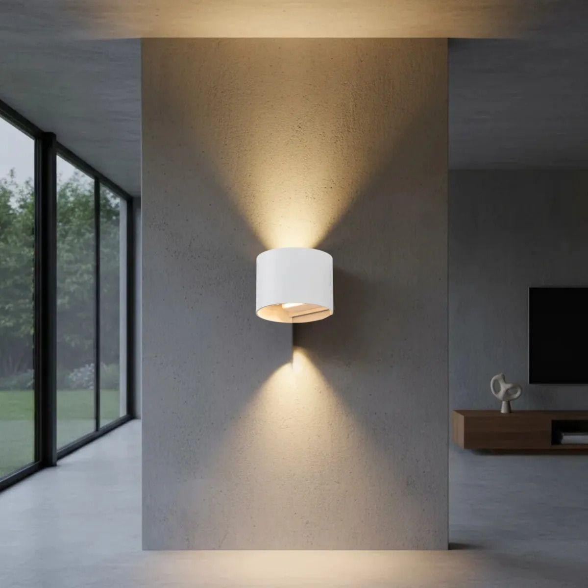 Aplique Pared Cilíndrico Led Luz Indirecta Pasillo ALJ-9
