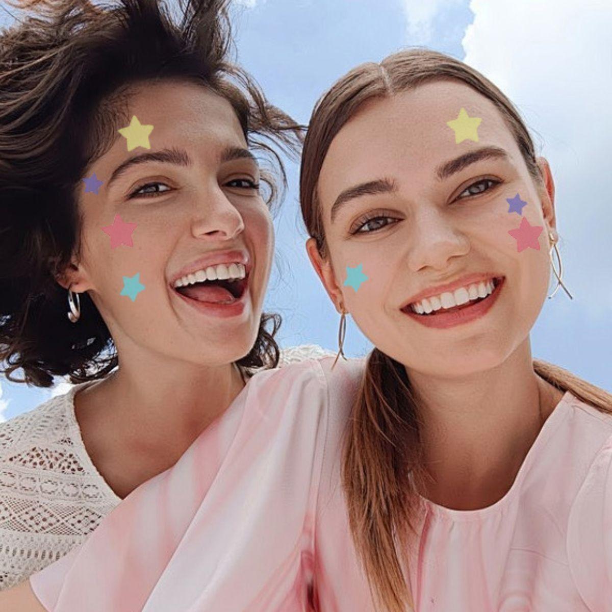 PACK DE 3 PARCHES PARA ACNE DISEÑO ESTRELLA CORAZON LAU-6