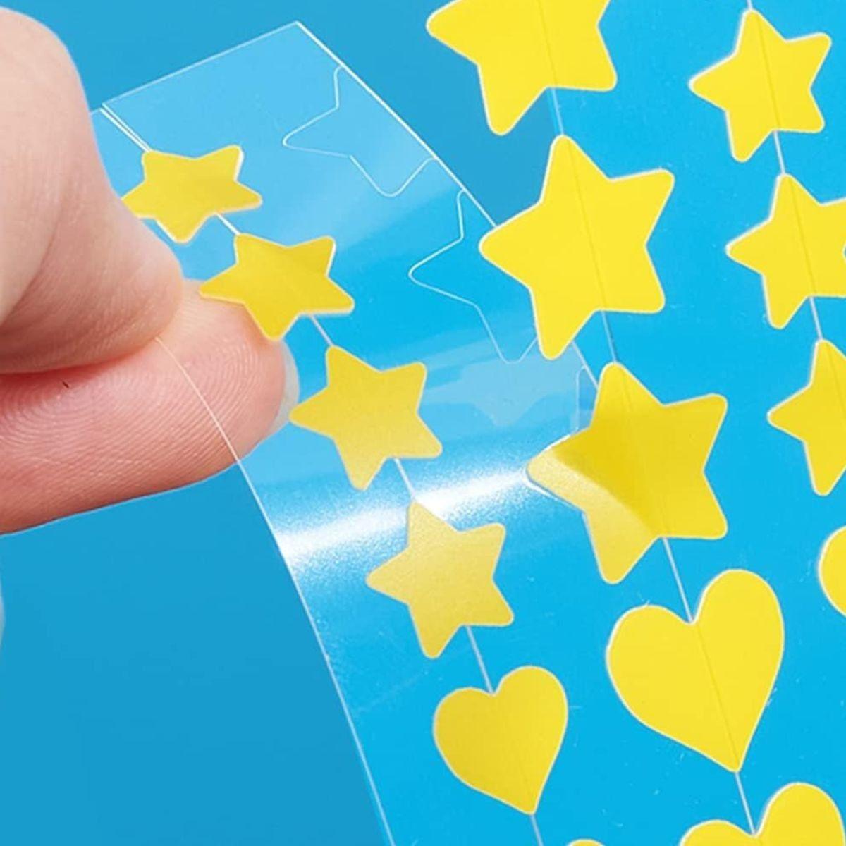 PACK DE 3 PARCHES PARA ACNE DISEÑO ESTRELLA CORAZON LAU-7