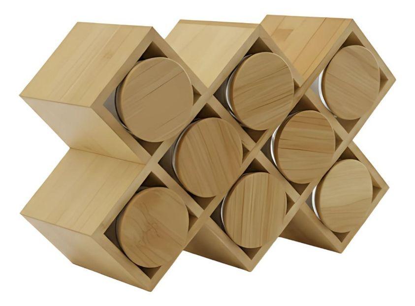 Juego Frasco Soporte Organizador Contenedor Cocina Jhn-2