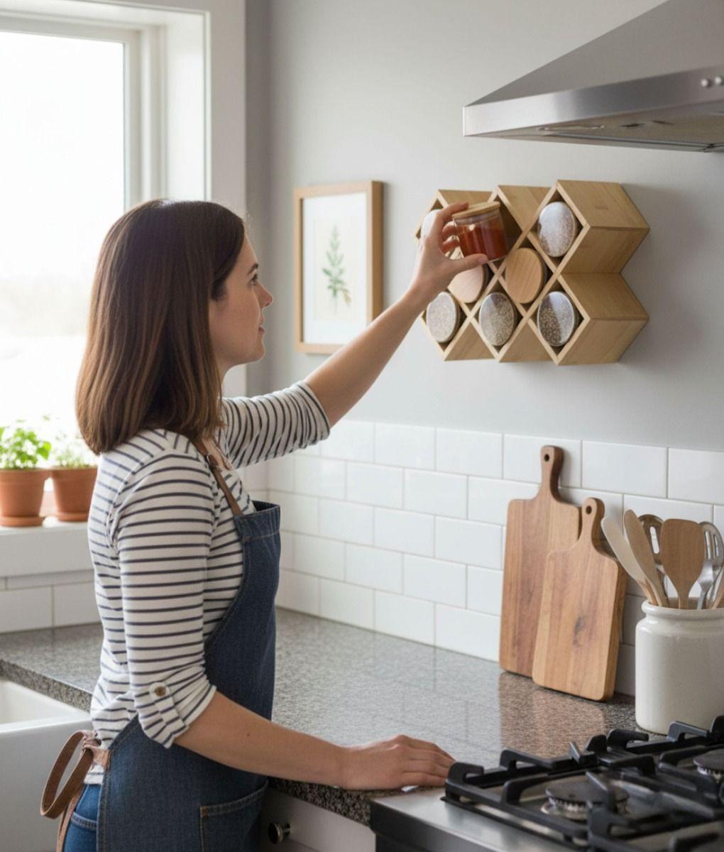 Juego Frasco Soporte Organizador Contenedor Cocina Jhn-3