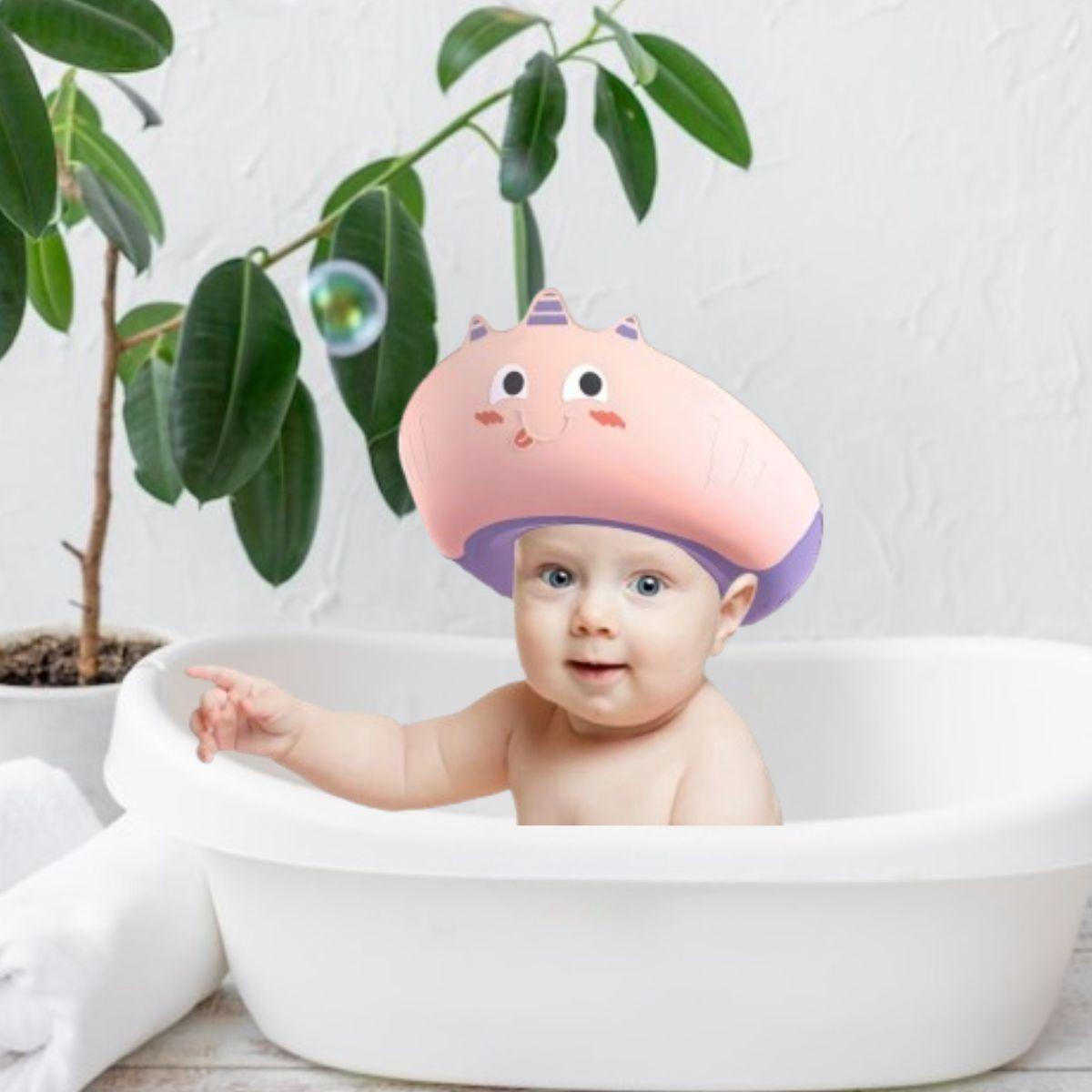 SET 3 VISERA BAÑO INFANTIL DISEÑO MONSTRUITO DUCHA BEBE LAU-6
