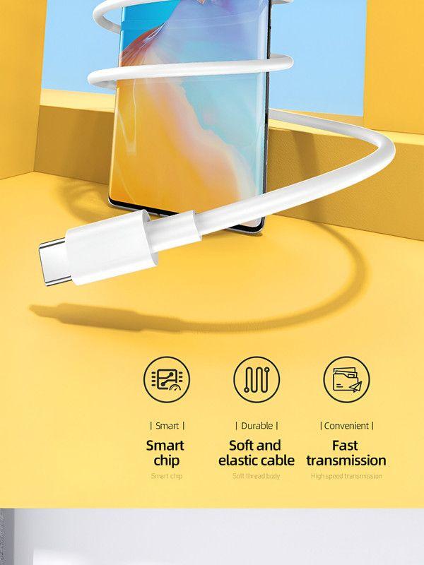 Set 4 Cables USB-C To C Celulares Carga Rapida Datos Lau-3
