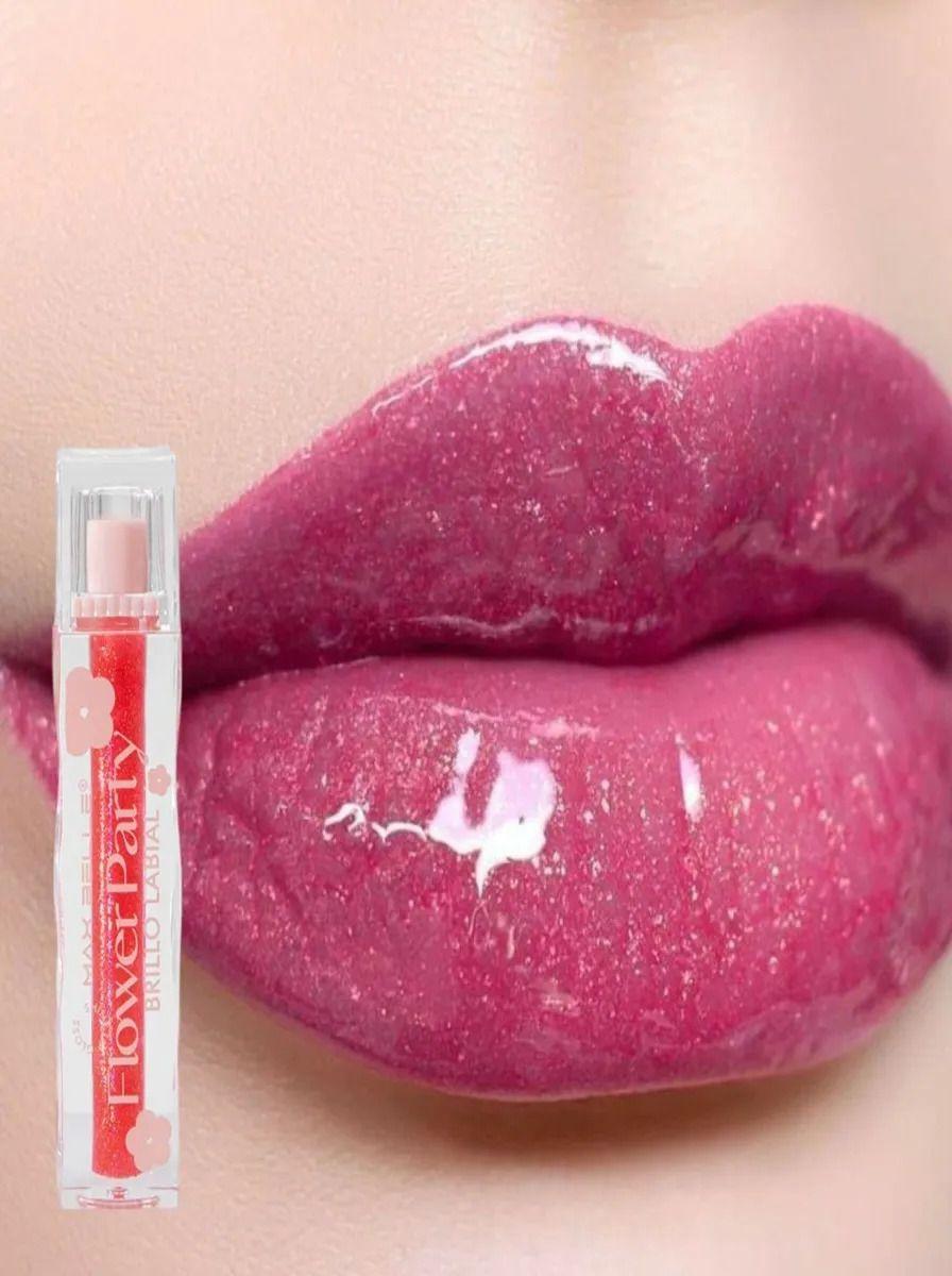 Pack 3 Brillos Labiales Flower Party Gloss Hidrata Lau-8