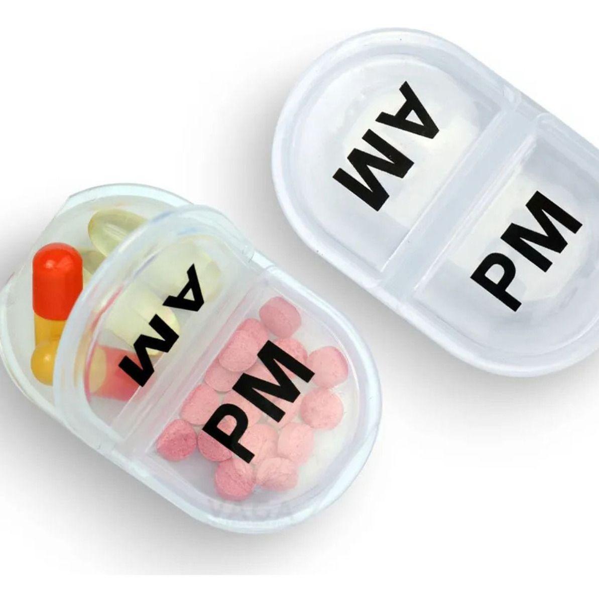 SET 8 PASTILLEROS MAÑANA-TARDE MEDICINA VITAMINAS LAU-0