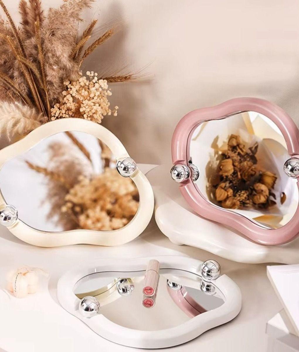 Espejo Decorativo Plegable Nube Estilizada Compacto Jhn-6