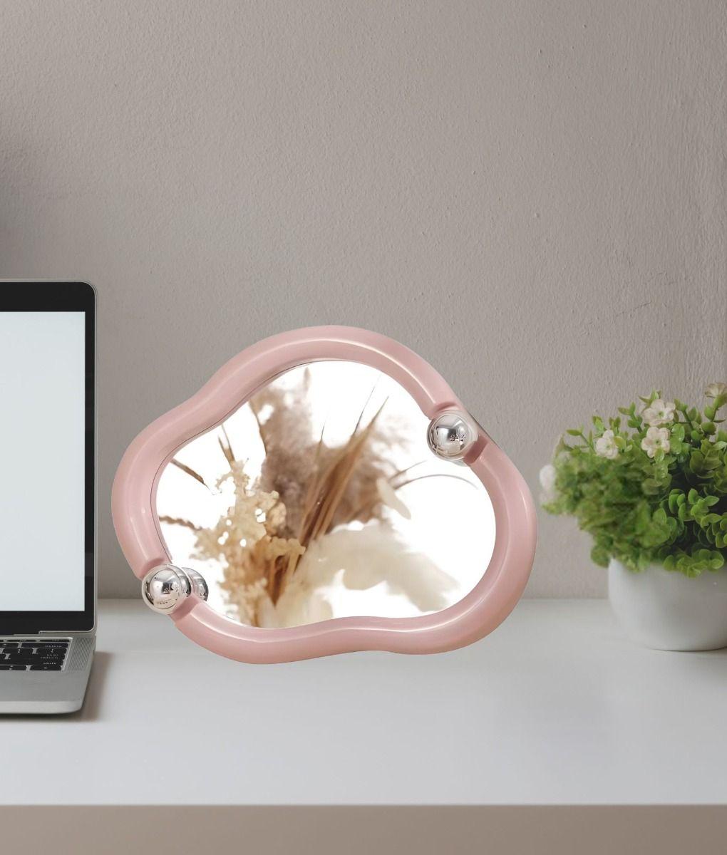 Espejo Decorativo Plegable Nube Estilizada Compacto Jhn-8