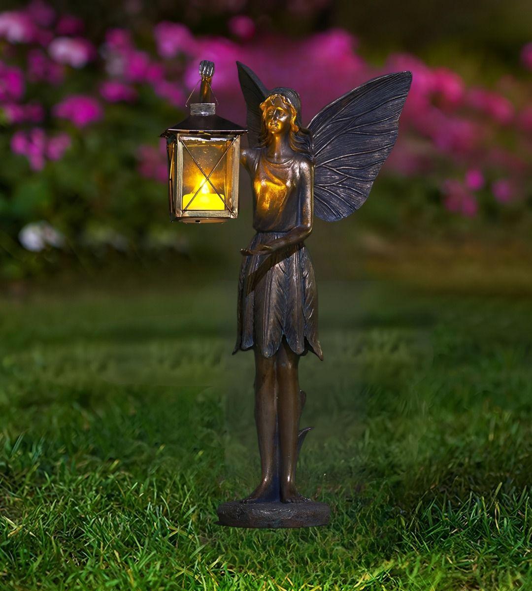 Figura Escultura Ángel Alado Estatua Decorativa Hadas Jhn-6