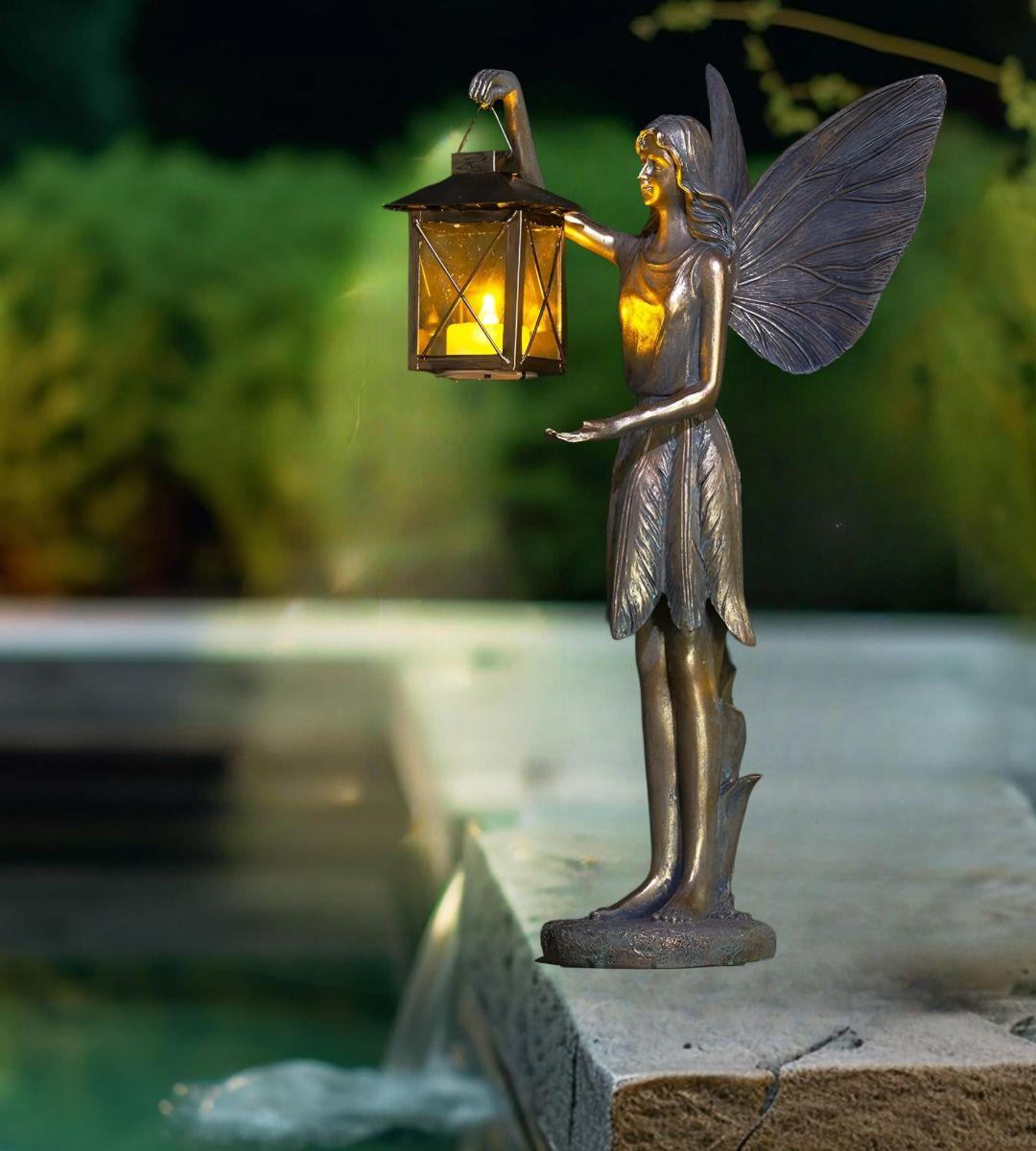 Figura Escultura Ángel Alado Estatua Decorativa Hadas Jhn-7